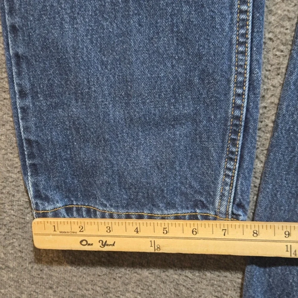 Vintage 2000 Levi's 505 Regular Fit Straight Leg Blue Denim Jeans Size 33x36 W32